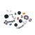  Replacement Housing Case with Buttons for Xbox 360 Controller (White)