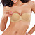 80% nylon 1 / 2 tazza senza spalline invisibili puro colore nozze / reggiseno partito (1123-W001)