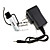  écouteurs bluetooth métalliques d'argent pour 4/3g/3gs iphone (en veille talk/100-hour 7 heures)
