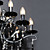  12-light K9 Black Color Crystal Chandeliers  (1017-DY1094-12)