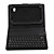 Folding PU Leather Case + Bluetooth Keyboard for Samsung Galaxy Tab P1000 (Black)