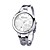  elegante reloj de cuarzo japonés Kimio de las mujeres con 4 frente a la hoja del trébol
