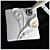  Calla Lily Wedding Pen Set In White Resin
