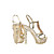  Leatherette Upper Stiletto Heel Sandals With Rhinestone Wedding Shoes.More Colors Available