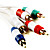  componente audio e cavo AV video per 1.8m wii