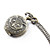 Antique owl quartz small pocket watch necklace chain