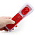  2-in-1 MotionPlus afstandsbediening + beschermende siliconen case voor Wii / Wii U (rood)
