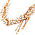  collar de perlas de oro