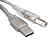  4-Port USB 2.0 Hub with AC Power Supply Blue