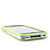  Bumper Frame Case for Apple iPhone 4 with Metal Button(Green - Translucent)