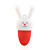  4GB Rabbit Style USB Flash Drive (White)