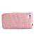  beskyttende slangeskind PU læder cover til iPhone 4 (Pink)