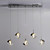  Contemporary Crystal Chandelier with 5 lights for Dining Room (K9 Crystal)