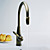  Antique inspired Pull Down Kitchen Faucet (Antique Brass Finish)