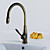  Antique inspired Pull Down Kitchen Faucet (Antique Brass Finish)