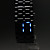  Lava Stil blaue LED gesichtslosen Armbanduhr (lila)