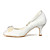  SILVESTRA - Closed Toe Bryllup Brude- Spool Hæl Lisser