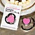  Pink Heart Shaped Purse Valet Favor