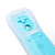  FernbedienungMotionPlus und Nunchuk Controller mit Hülle für Wii (Blau)