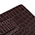  marrone 2 in 1 custodia protettiva in pelle di coccodrillo per ipad
