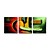  Hand-painted Abstract Oil Painting with Stretched Frame - Set of 3