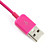  USB2.0 Mini Sync Cable for Galaxy Tab 1M-Length (Rose Red)