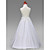  jupon fille en taffetas de polyester-parole longueur mariage / fleurs