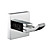  Chrome Finish Brass Single Clothes Hook Slot Type