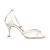 Satin Upper Stiletto Heel Sandals With Rhinestone Wedding Shoes More Colors Available
