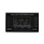 automobiles horloge électronique avec rétro-éclairage bleu - noir - ZD-06a