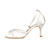  Satin Upper Stiletto Heel Sandals With Rhinestone Wedding Shoes More Colors Available