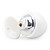  Egg Shape Metal Oil Lighter - White