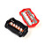  impermeabile 5 LED di sicurezza in bicicletta