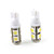  t10 1.5W 9x5050 SMD LED à lumière blanche pour lampe ampoule voiture tournant signal de 2-pack)