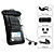  Waterproof Leather Case with Earphone for iPhone, iPod, Mobile Phones and MP3