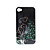  Cartoon Transparent Edge Protective PVC Case Cover for Iphone4(black)
