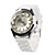  Reloj Pulsera Quartz Crisantemo Unisex (Blanco)
