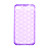  Protective Soft Silica Gel Transparent Case for iPhone4G (Purple)