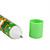  mignon de bande dessinée 2 en 1 stylo à bille et lampe de poche LED (verte)