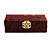  20g Black Colored Sea Coral / Wu Liu Healthy Cigarette Pipe with Unique Pattern