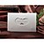  Double Rings Embossed Tri-fold Wedding Invitation (Set of 50)