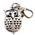  Stainless Steel Pocket Watch with Keychain