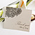  piatto ringrazio carta - modello di peonia (set di 50)