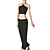  Dancewear modale praksis bånd på halsen yoga og dans joggesko topp for damer