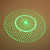 5 i 1(5 Mønstre Grøn Laser Cap) 5mw 532nm Astronomi Kraftfulde Grøn Laser Pointer (2xAAA)