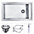  31 inch Undermount Stainless Steel Kitchen Sink (Single Bowl)