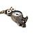  Stainless Steel Pocket Watch with Chain