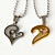  "I love you" ketting (set van 2)