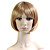  Capless Bob Style 100% Japanese Kanekalon Fiber Golden Straight Hair Wig