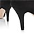  gamuza stiletto botas hasta la rodilla de tacón alto con volantes fiesta / noche zapatos